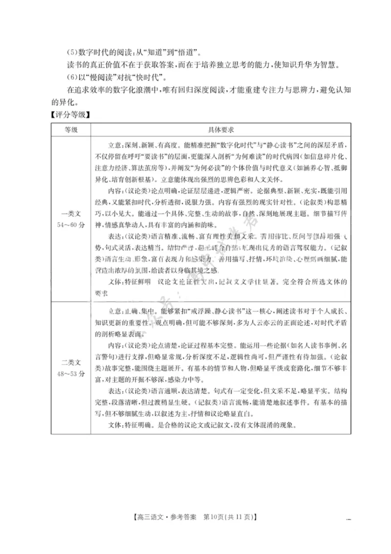 语文试卷答案-江西省&ldquo;三新&rdquo;协同教研共同体12月高三联考_2024-2026高三（6-6月题库）_2025年12月高三试卷_251225江西省&ldquo;三新&rdquo;协同教研共同体2025年高三年级12月联考（全科）