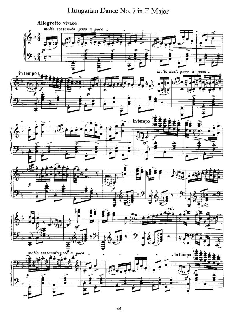 十首匈牙利舞曲(第五首你们最喜欢)_一万首著名钢琴曲谱哈农贝多芬合集视频教学电子版高清无水印可打印_1古典钢琴知名音乐家谱_勃拉姆斯钢琴谱全集