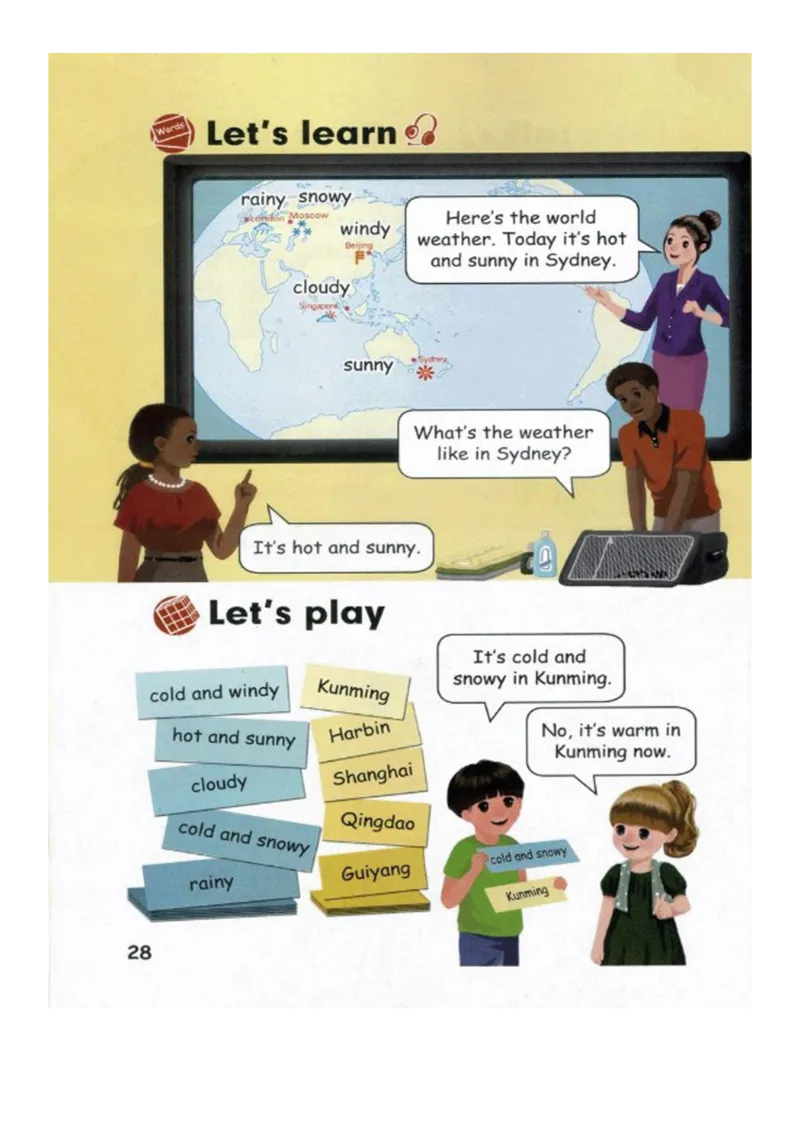 人教版PEP小学英语四年级下册电子课本电子教材_小学1-6年级全部试卷_英语_四年级_3-9-6、小学四年级英语下册_3-9-6-3、电子教材、课本