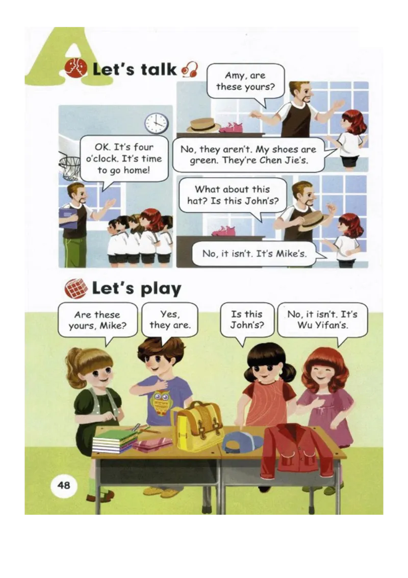 人教版PEP小学英语四年级下册电子课本电子教材_小学1-6年级全部试卷_英语_四年级_3-9-6、小学四年级英语下册_3-9-6-3、电子教材、课本