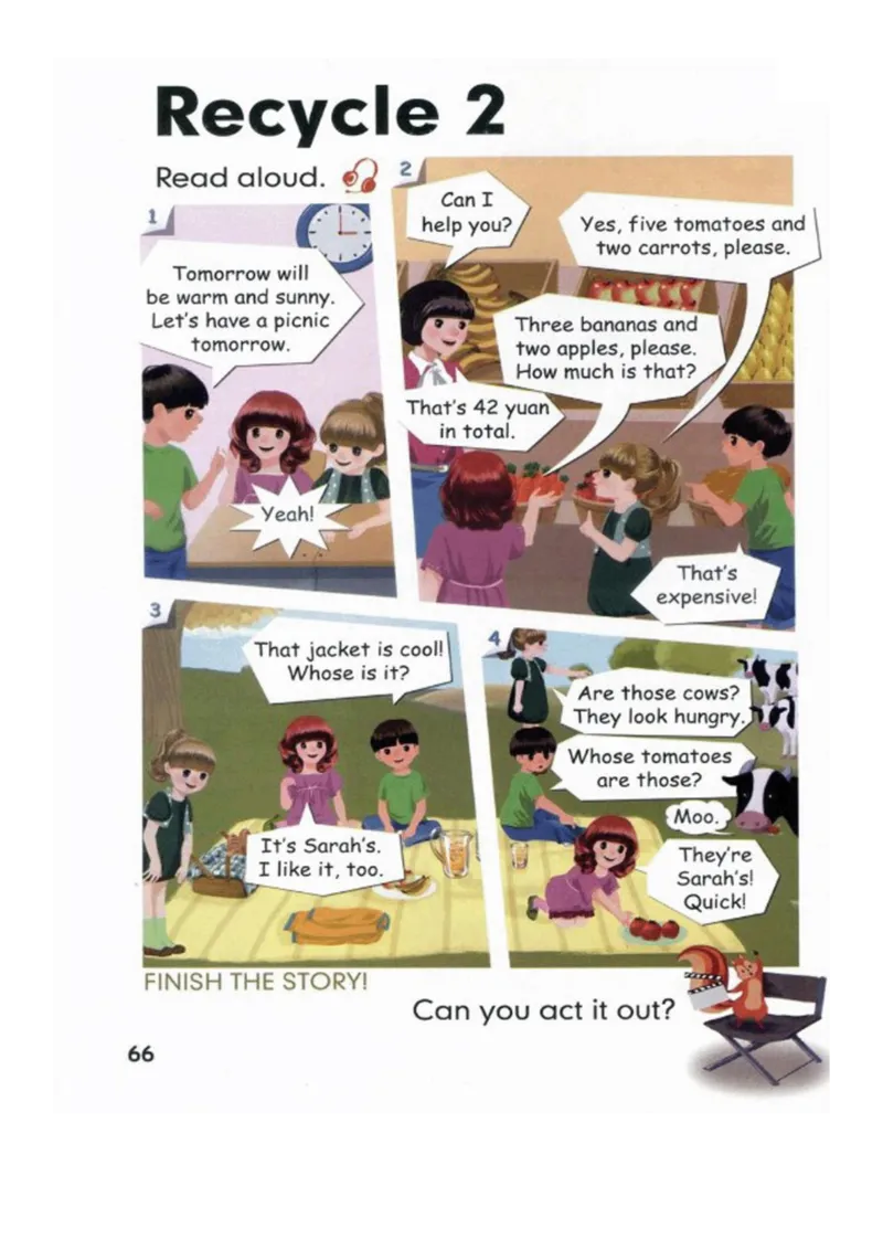 人教版PEP小学英语四年级下册电子课本电子教材_小学1-6年级全部试卷_英语_四年级_3-9-6、小学四年级英语下册_3-9-6-3、电子教材、课本