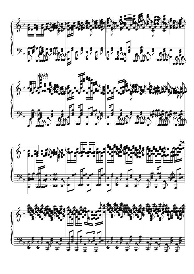 [東方ピアノEasyモード楽譜][...][8]_一万首著名钢琴曲谱哈农贝多芬合集视频教学电子版高清无水印可打印_05动漫游戏钢琴谱合集_日系东方Project钢琴谱全集_东方project钢琴谱