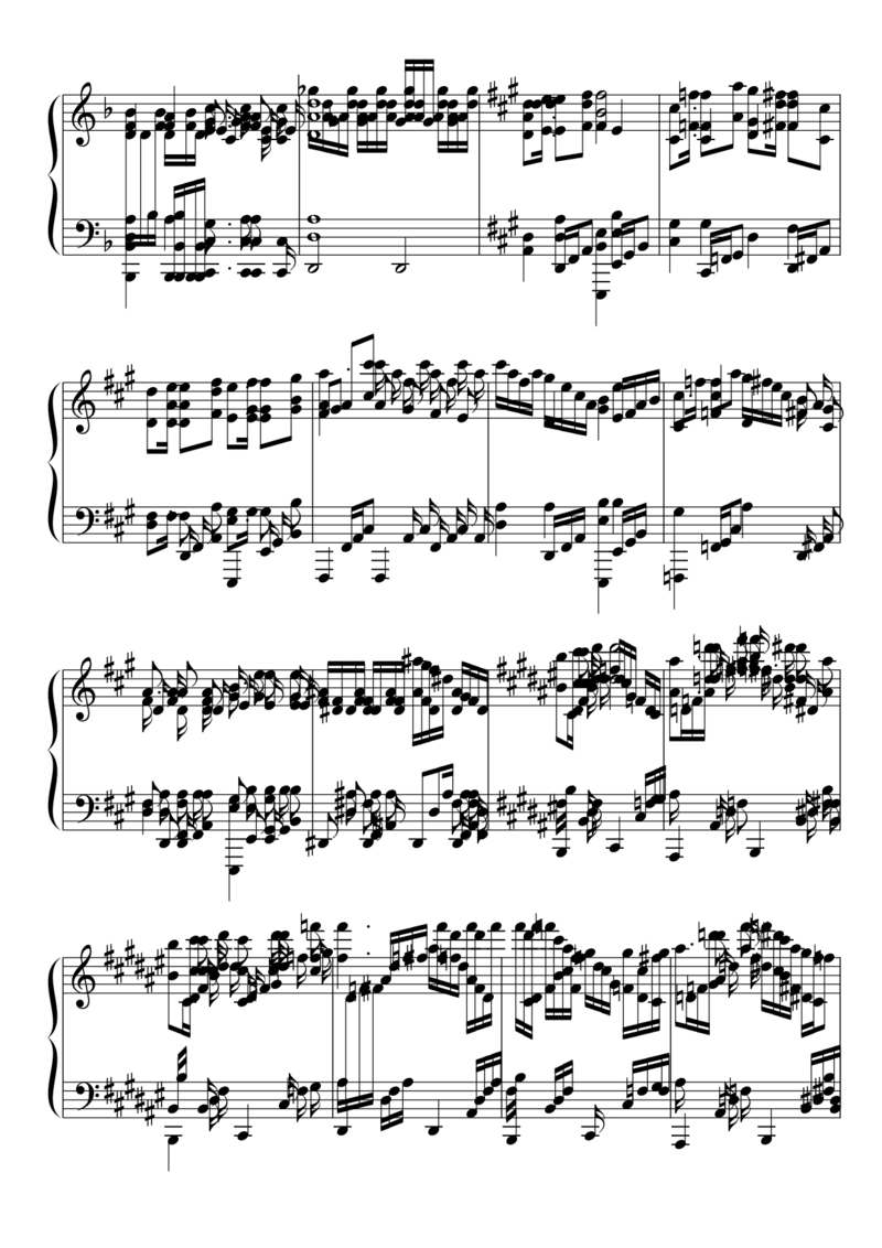 [東方ピアノEasyモード楽譜][...][8]_一万首著名钢琴曲谱哈农贝多芬合集视频教学电子版高清无水印可打印_05动漫游戏钢琴谱合集_日系东方Project钢琴谱全集_东方project钢琴谱