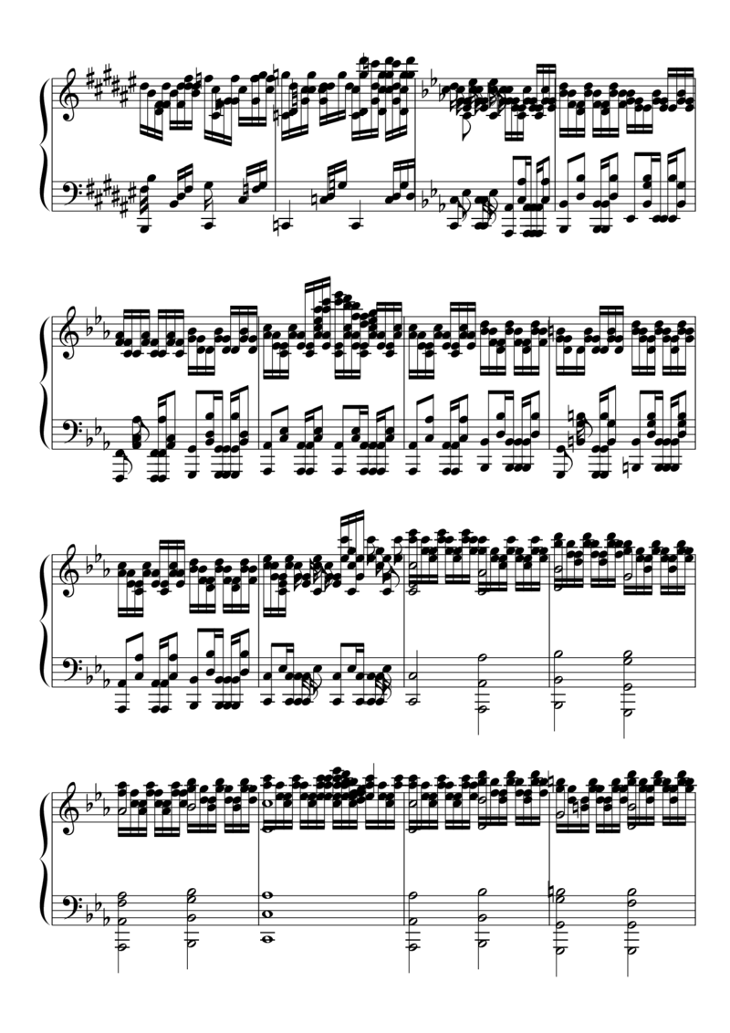 [東方ピアノEasyモード楽譜][...][8]_一万首著名钢琴曲谱哈农贝多芬合集视频教学电子版高清无水印可打印_05动漫游戏钢琴谱合集_日系东方Project钢琴谱全集_东方project钢琴谱