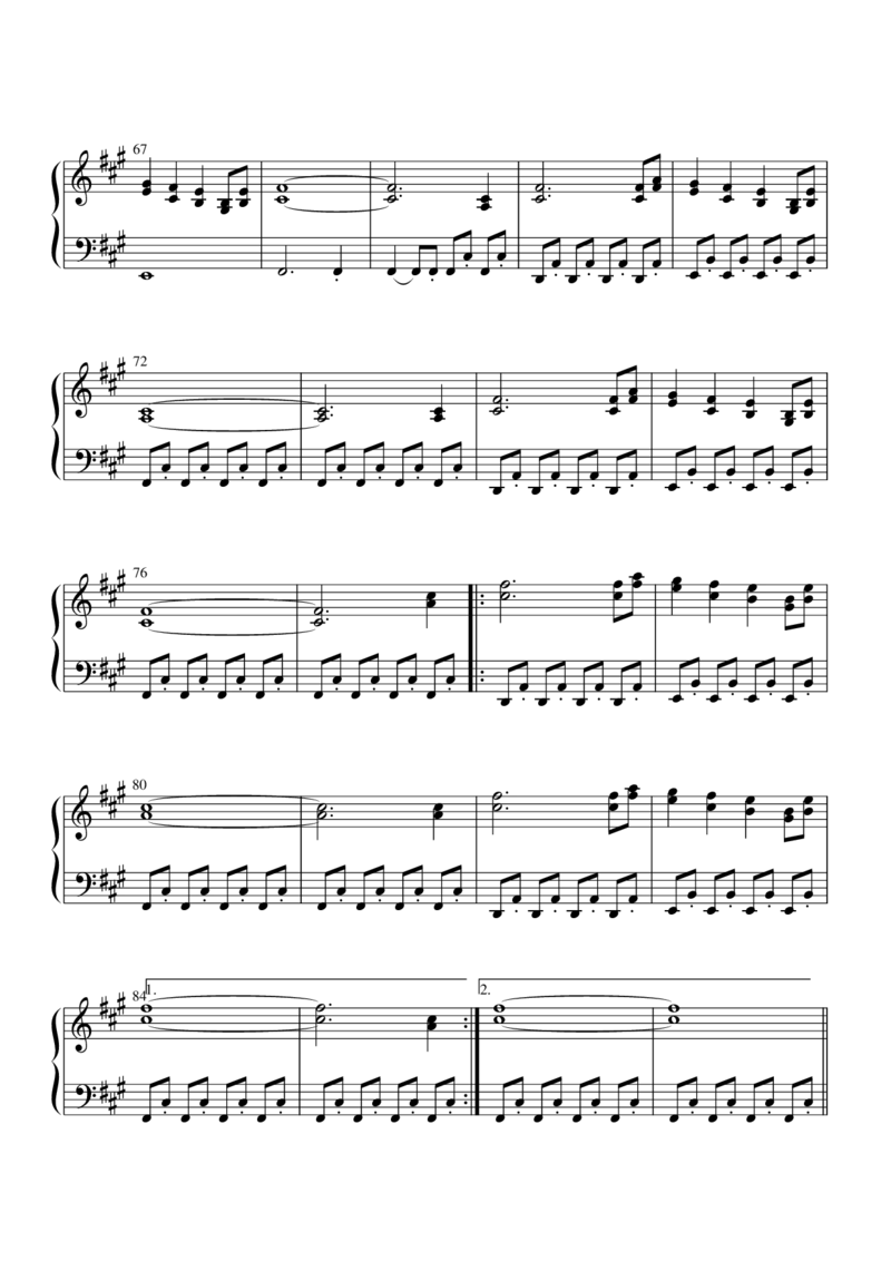 [幻想隐ね里][normal][5]妖精燦々として_一万首著名钢琴曲谱哈农贝多芬合集视频教学电子版高清无水印可打印_05动漫游戏钢琴谱合集_日系东方Project钢琴谱全集_东方project钢琴谱