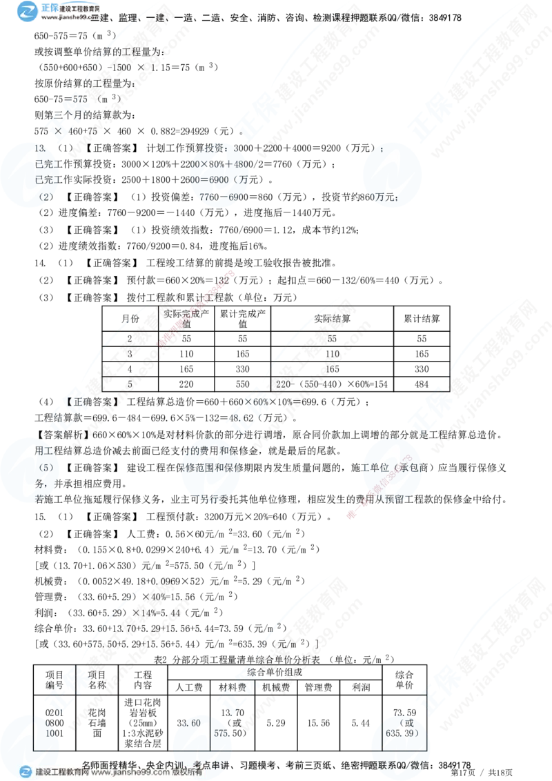 专题四　建设工程投资控制_监理工程师_2025监理工程师_2025年监理工程师SVIP_2025年监理土建案例SVIP_01-精华文档✿电子教材✿历年真题_28-案例《精讲习题》JG