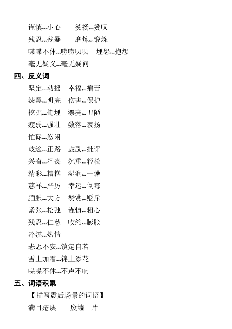 人教五年级语文上册知识点详解超全整理_小学1-6年级全部试卷_语文_五年级_3-10-1、小学五年级语文上册_3-10-1-1、复习、知识点、归纳汇总_人教版