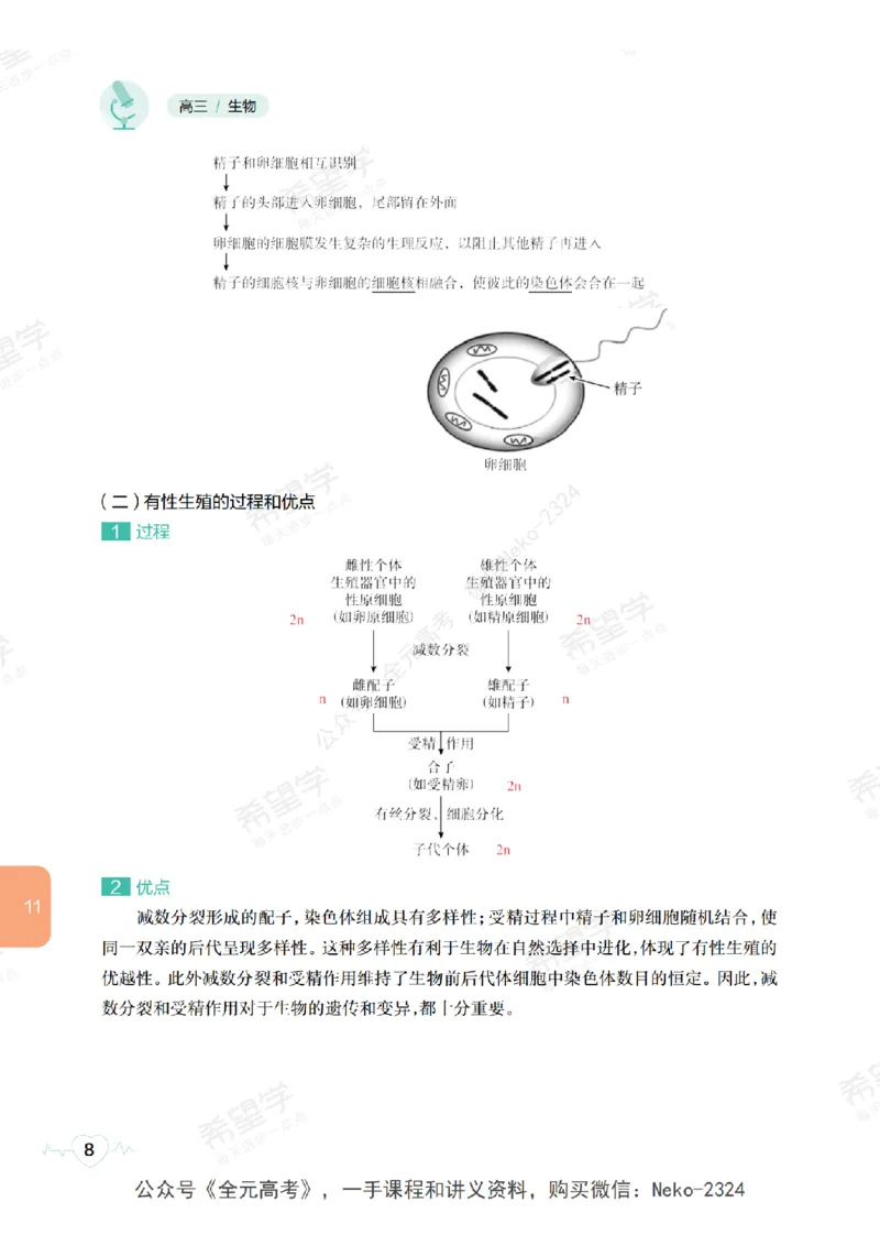 高三生物培训班学习用书（秋季第二册-全国版-S）-正文_2024-2025高三（6-6月题库）_2024年09月试卷_段麟飞