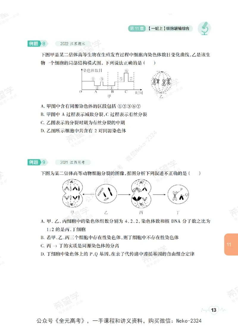 高三生物培训班学习用书（秋季第二册-全国版-S）-正文_2024-2025高三（6-6月题库）_2024年09月试卷_段麟飞