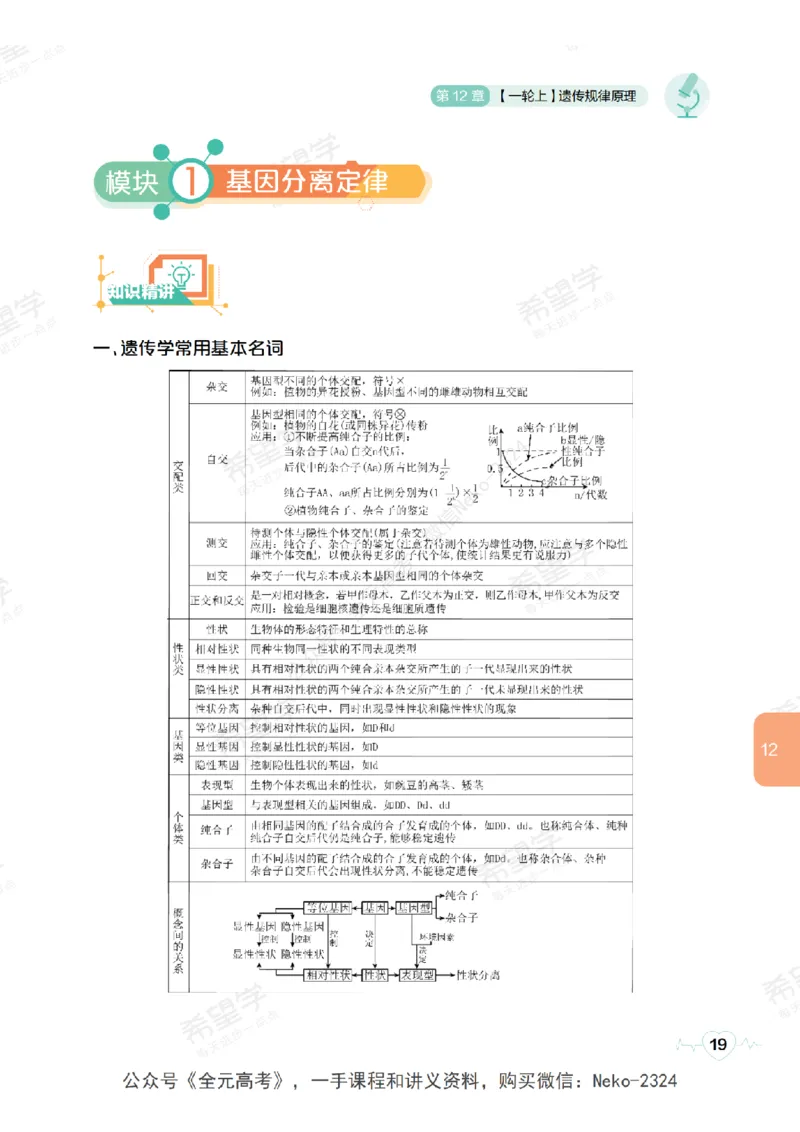 高三生物培训班学习用书（秋季第二册-全国版-S）-正文_2024-2025高三（6-6月题库）_2024年09月试卷_段麟飞