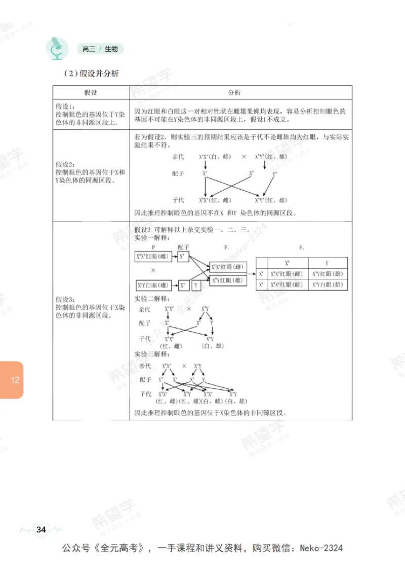 高三生物培训班学习用书（秋季第二册-全国版-S）-正文_2024-2025高三（6-6月题库）_2024年09月试卷_段麟飞