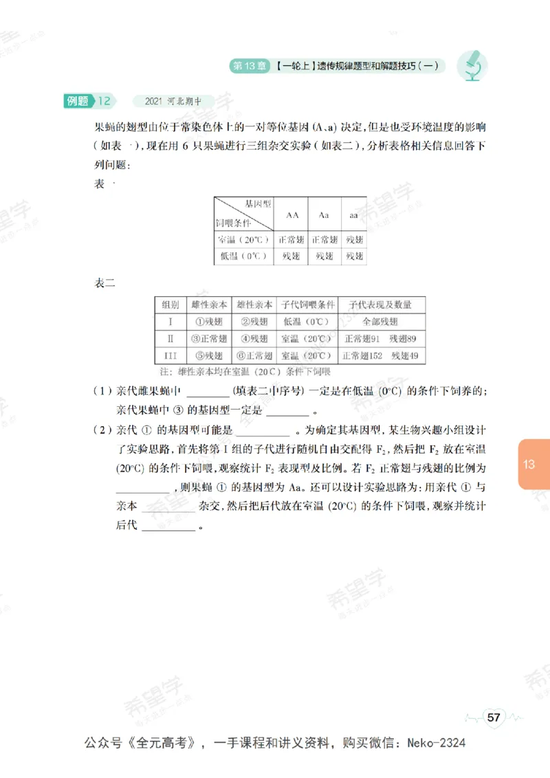 高三生物培训班学习用书（秋季第二册-全国版-S）-正文_2024-2025高三（6-6月题库）_2024年09月试卷_段麟飞