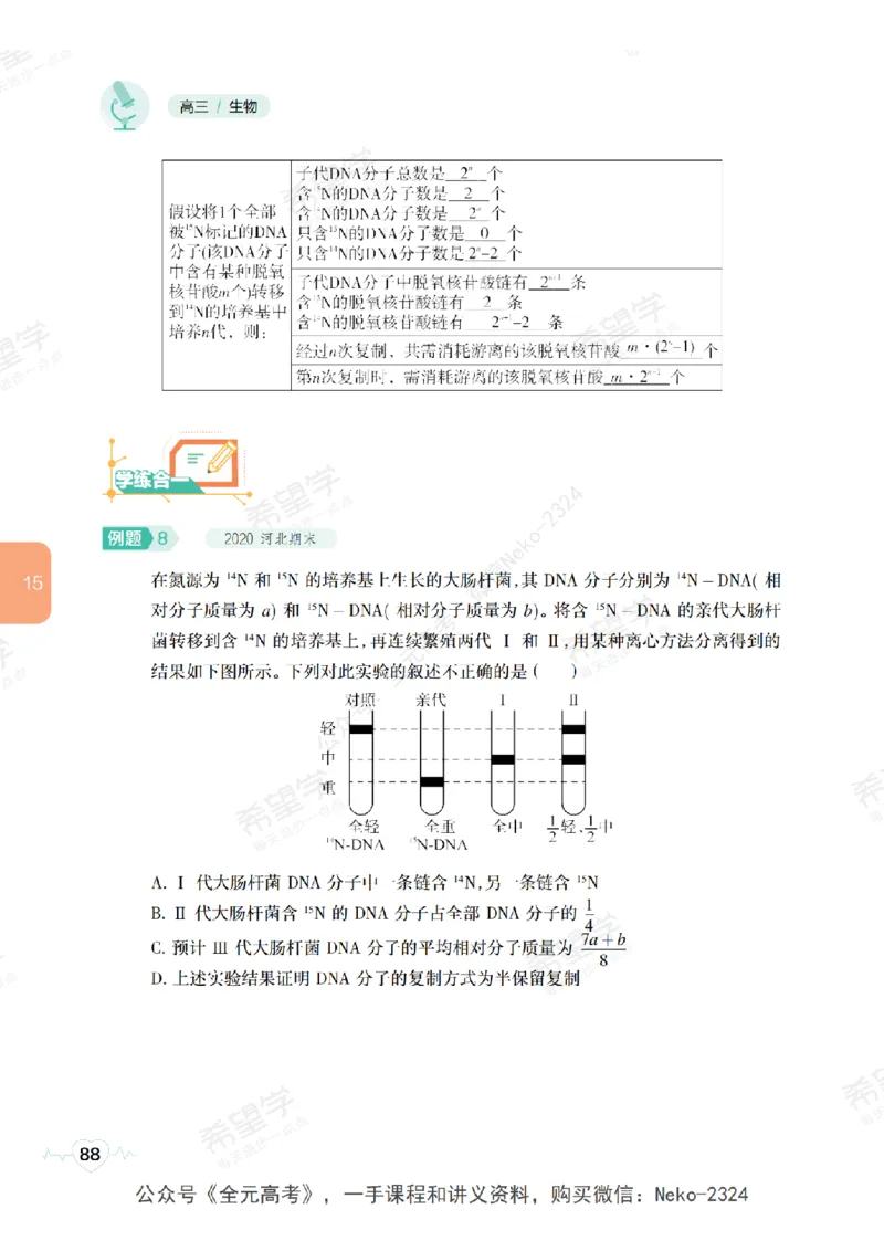高三生物培训班学习用书（秋季第二册-全国版-S）-正文_2024-2025高三（6-6月题库）_2024年09月试卷_段麟飞