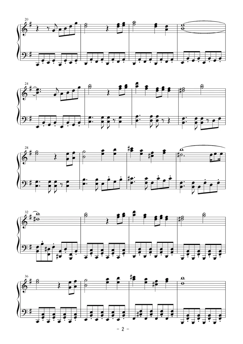 [Bosendorfer][normal][4]_一万首著名钢琴曲谱哈农贝多芬合集视频教学电子版高清无水印可打印_05动漫游戏钢琴谱合集_日系东方Project钢琴谱全集_东方project钢琴谱_330