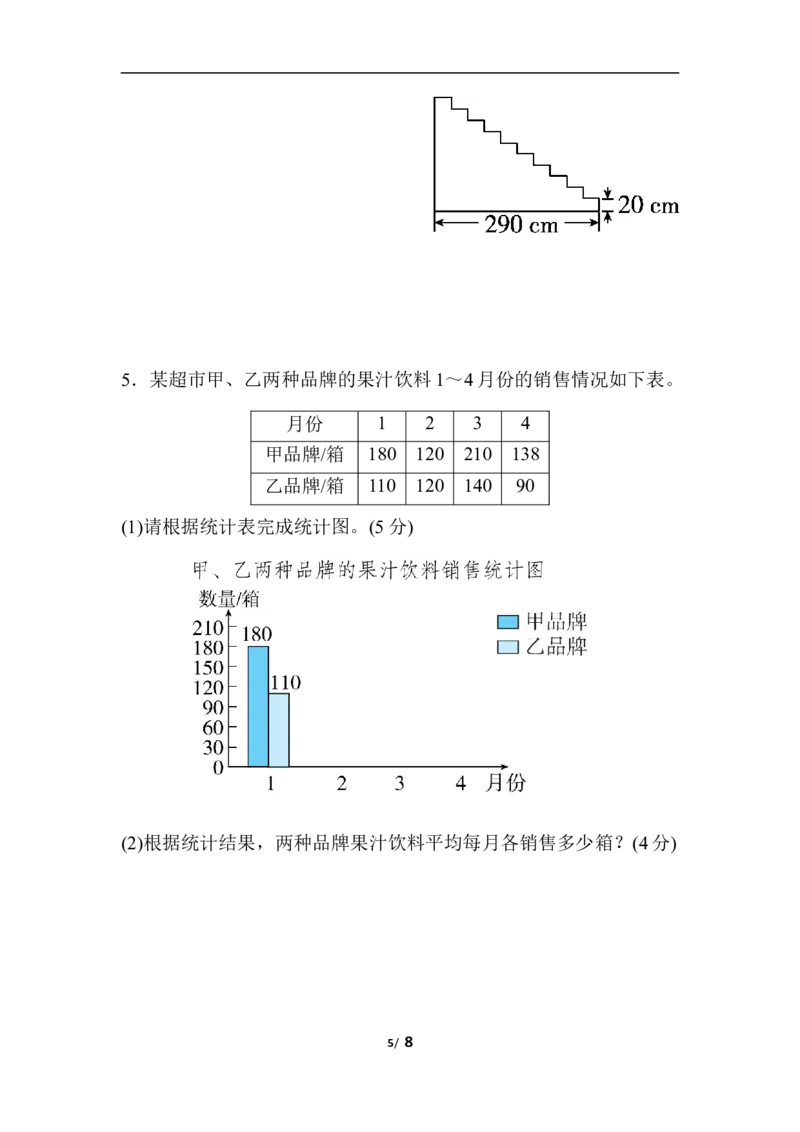 人教版四年级下册数学专项练习卷-含答案-重难点突破卷3应用题的综合练习_小学1-6年级全部试卷_数学_四年级_3-9-4、小学四年级数学下册_3-9-4-2、练习题、作业、试题、试卷_人教版
