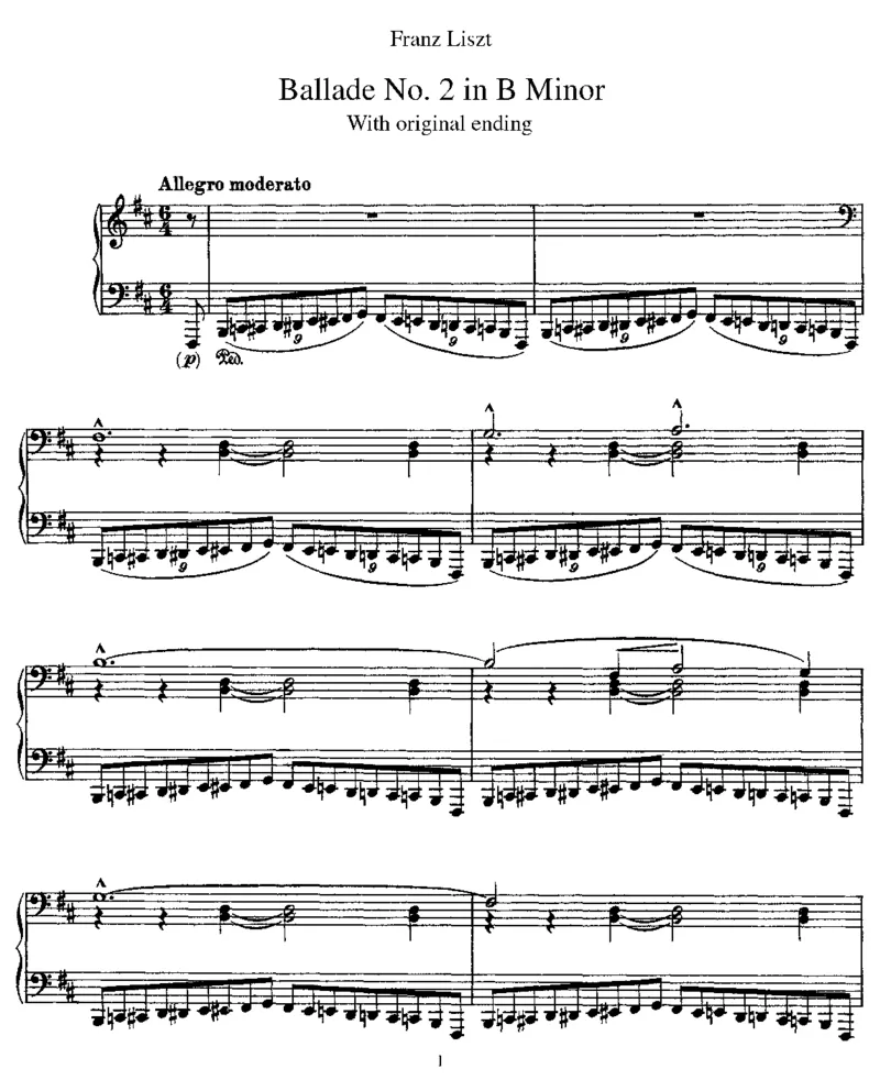 两首叙事曲_一万首著名钢琴曲谱哈农贝多芬合集视频教学电子版高清无水印可打印_1古典钢琴知名音乐家谱_李斯特钢琴谱全集