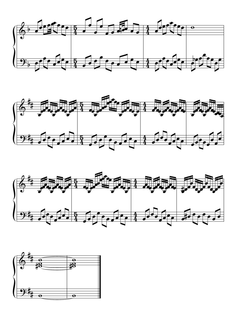 [東方ピアノEasyモード楽譜][easy][2]_一万首著名钢琴曲谱哈农贝多芬合集视频教学电子版高清无水印可打印_05动漫游戏钢琴谱合集_日系东方Project钢琴谱全集_东方project钢琴谱_19　月見草