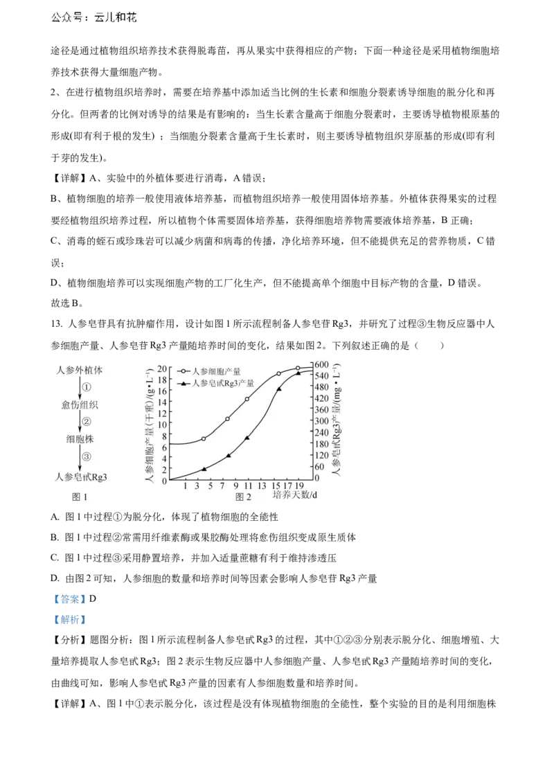 辽宁省沈阳市第一二〇中学2023-2024学年高二下学期第二次质量监测试题生物Word版含解析_2024-2025高二（7-7月题库）_2024年07月试卷