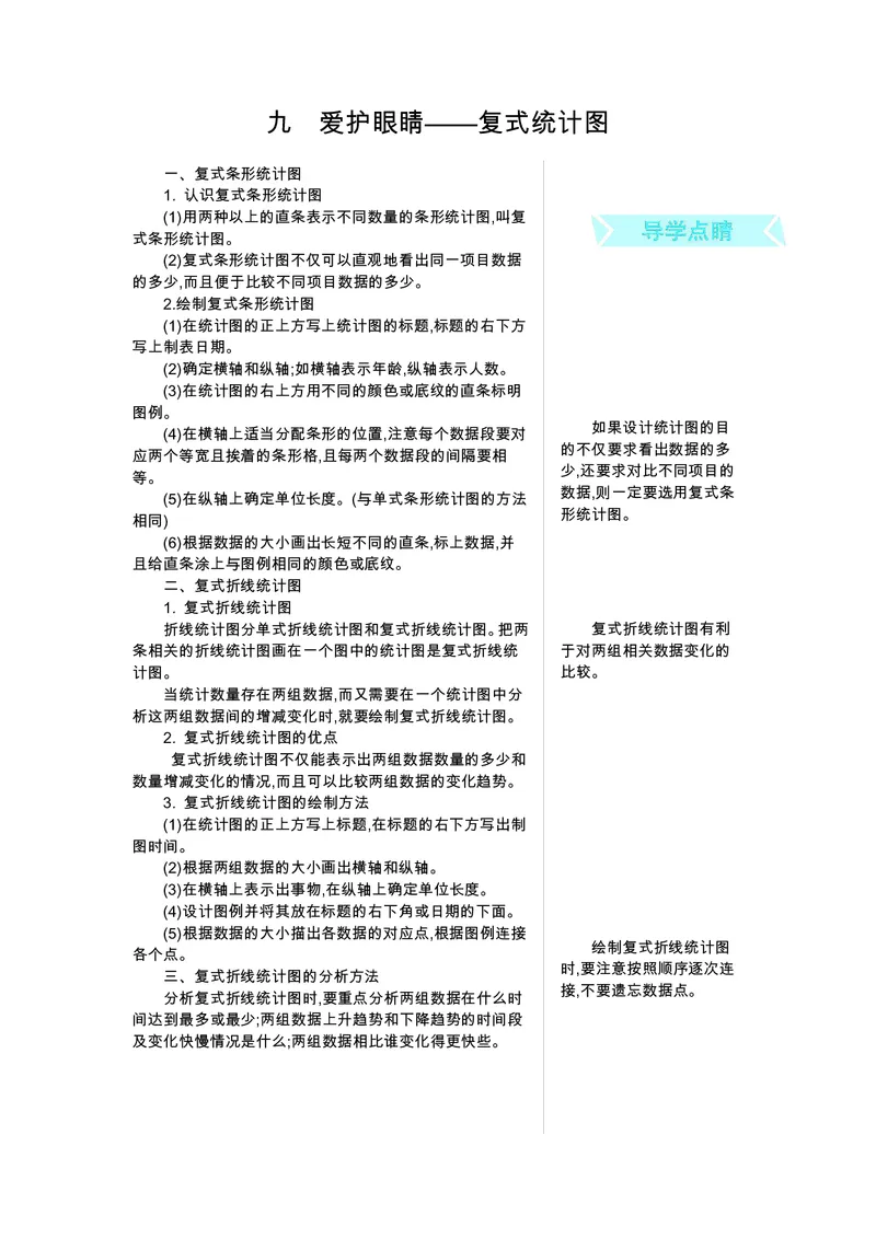 五年级上册数学青岛五四制知识要点_小学1-6年级全部试卷_数学_五年级_3-10-3、小学五年级数学上册_3-10-3-1、复习、知识点、归纳汇总_青岛版