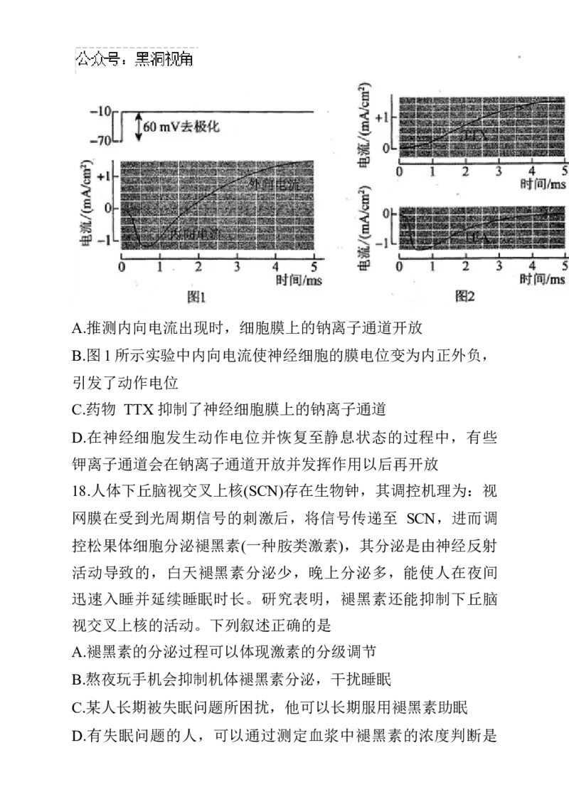 辽宁省名校联盟2024~2025学年高三上学期12月月考生物试卷_2024-2025高三（6-6月题库）_2024年12月试卷_1210辽宁省名校联盟2024年高三12月份联合考试