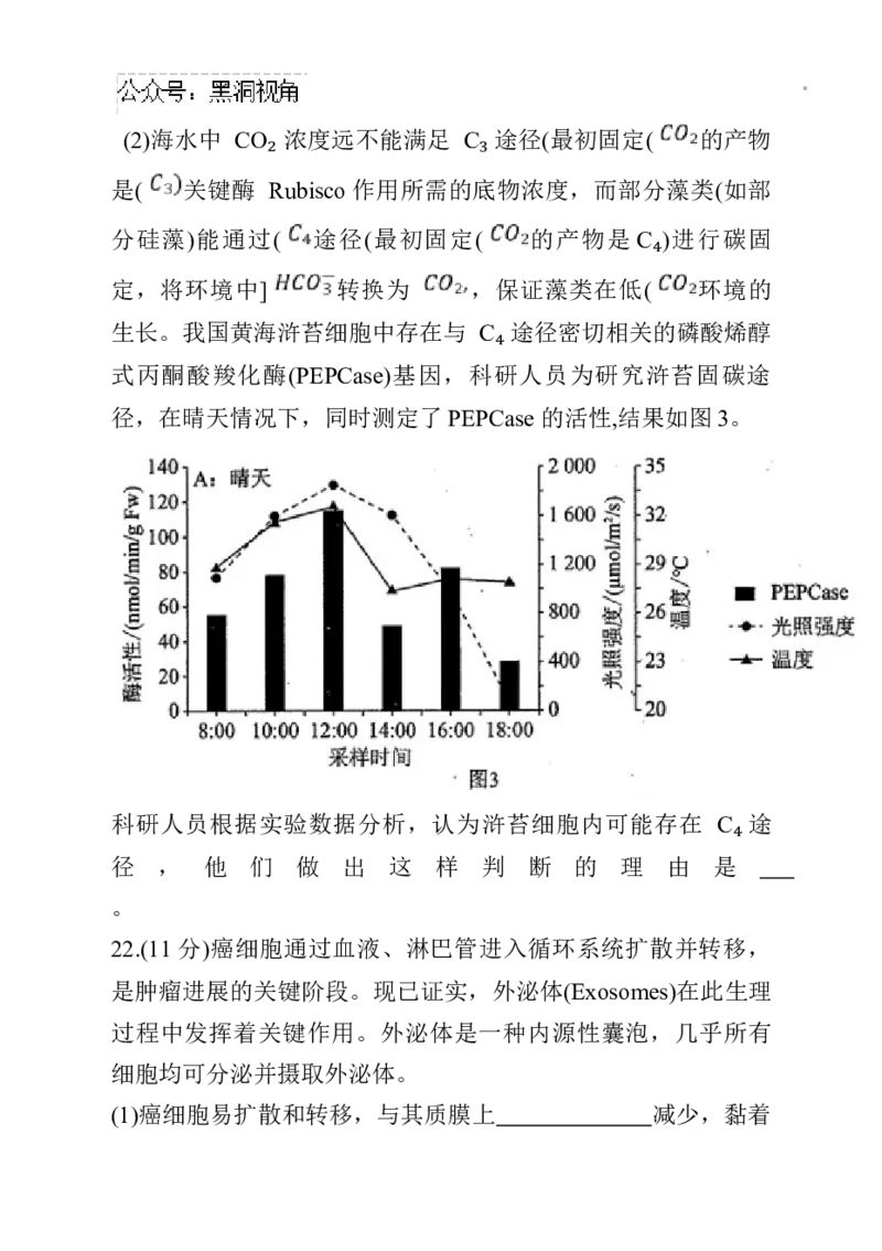 辽宁省名校联盟2024~2025学年高三上学期12月月考生物试卷_2024-2025高三（6-6月题库）_2024年12月试卷_1210辽宁省名校联盟2024年高三12月份联合考试
