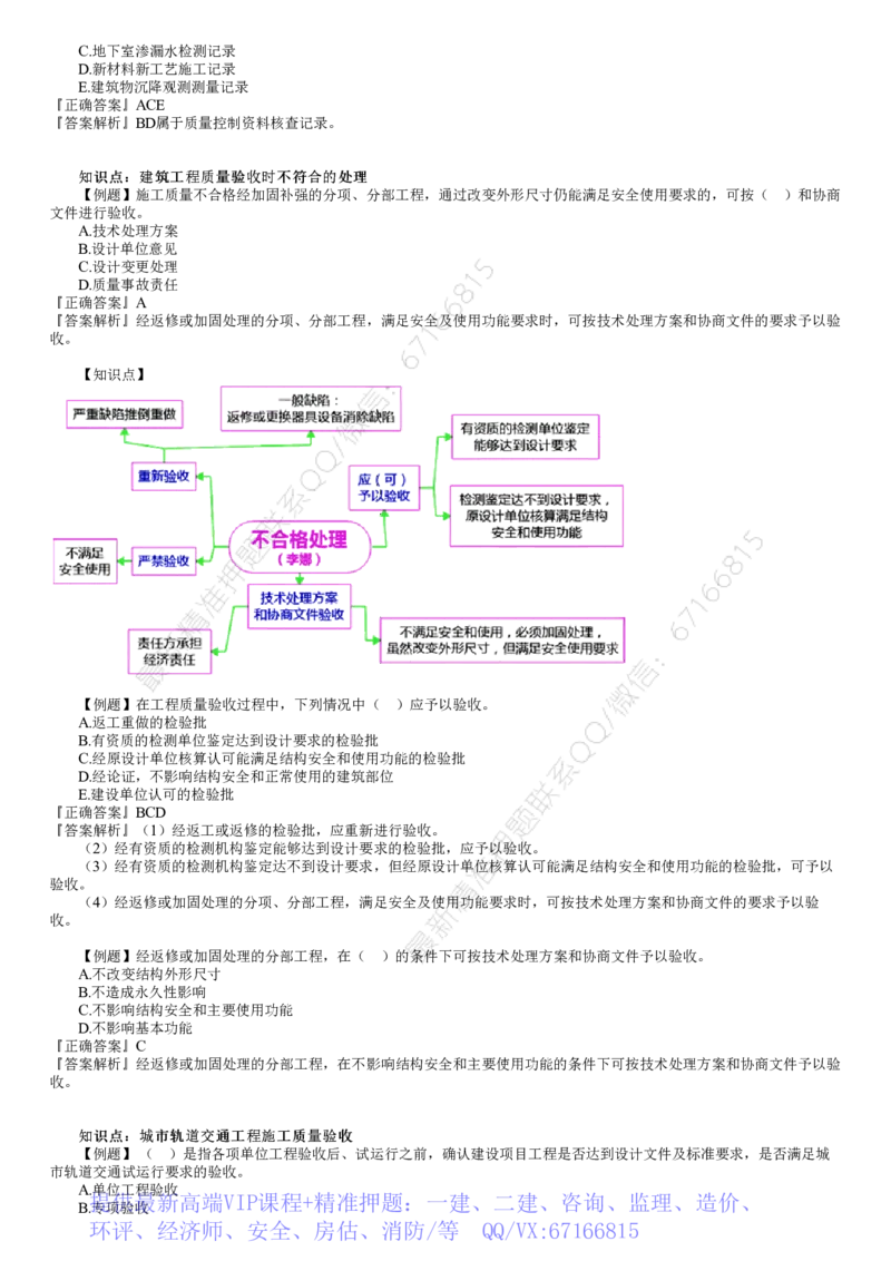 WM_质量06-第01讲　建设工程施工质量验收和保修_监理工程师_2025监理工程师_2025年监理工程师-各大机构_2025年监理-土建目标_机构2-JG_02.习题班-李.娜_质量控制（土建）（2025）_讲义