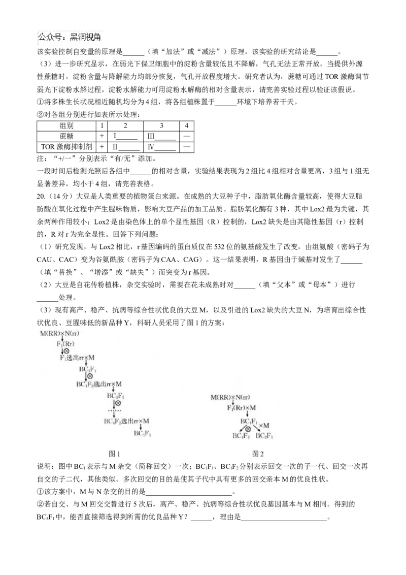 福建省龙岩市一级联盟校2024-2025学年高三上学期11月期中联考生物试题_2024-2025高三（6-6月题库）_2024年11月试卷_1113福建省龙岩市一级校联盟2024-2025学年高三上学期11月期中考试（全科）