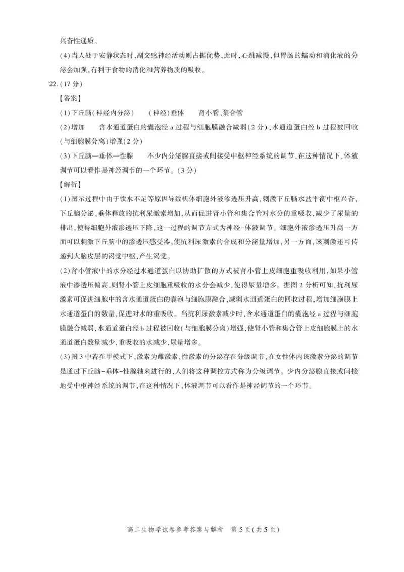 湖北省圆创联盟2025-2026学年高二上学期11月期中阶段练习生物试题含答案_2025年11月高二试卷_251126湖北省圆创教育联盟2025-2026学年高二上学期11月阶段性练习（期中）（全）