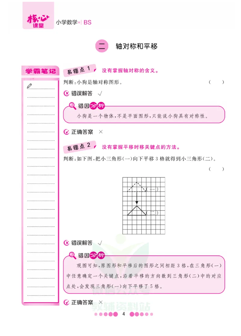 五年级上册数学北师版易错清单_小学1-6年级全部试卷_数学_五年级_3-10-3、小学五年级数学上册_3-10-3-1、复习、知识点、归纳汇总_北师大版