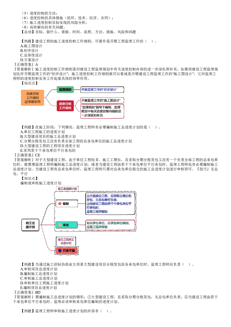 WM_进度06-第01讲　建设工程施工阶段进度控制（一）_监理工程师_2025监理工程师_2025年监理工程师-各大机构_2025年监理-土建目标_机构2-JG_02.习题班-李.娜_进度控制（土建）（2025）_讲义