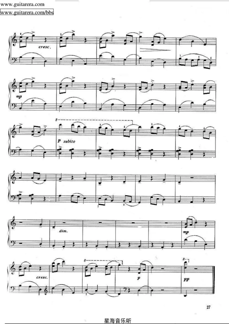 丁善德-《中国民歌主题变奏曲》_一万首著名钢琴曲谱哈农贝多芬合集视频教学电子版高清无水印可打印_04中国乐曲钢琴谱合集_中国乐曲钢琴谱