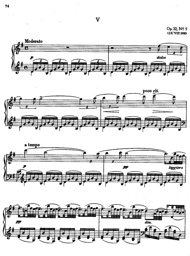 前奏曲23首_一万首著名钢琴曲谱哈农贝多芬合集视频教学电子版高清无水印可打印_1古典钢琴知名音乐家谱_拉赫玛尼诺夫钢琴谱全集