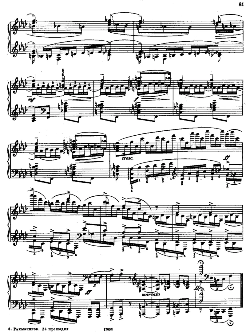 前奏曲23首_一万首著名钢琴曲谱哈农贝多芬合集视频教学电子版高清无水印可打印_1古典钢琴知名音乐家谱_拉赫玛尼诺夫钢琴谱全集