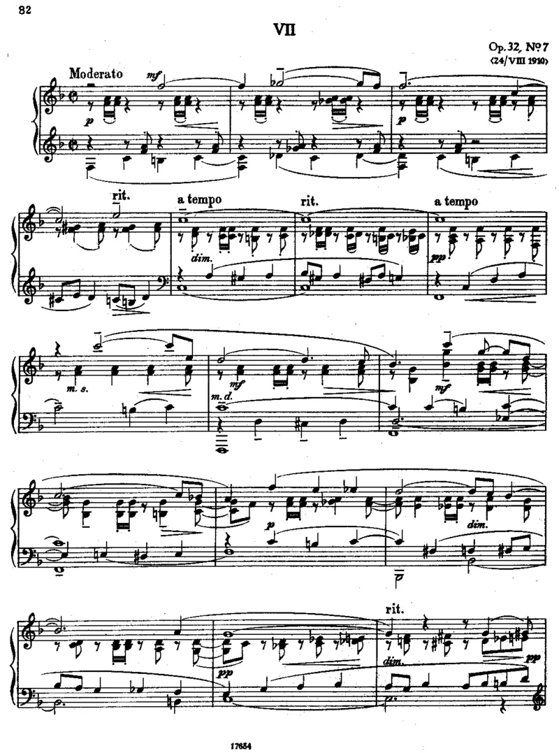 前奏曲23首_一万首著名钢琴曲谱哈农贝多芬合集视频教学电子版高清无水印可打印_1古典钢琴知名音乐家谱_拉赫玛尼诺夫钢琴谱全集