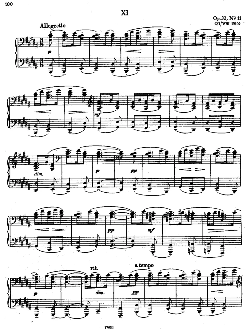 前奏曲23首_一万首著名钢琴曲谱哈农贝多芬合集视频教学电子版高清无水印可打印_1古典钢琴知名音乐家谱_拉赫玛尼诺夫钢琴谱全集