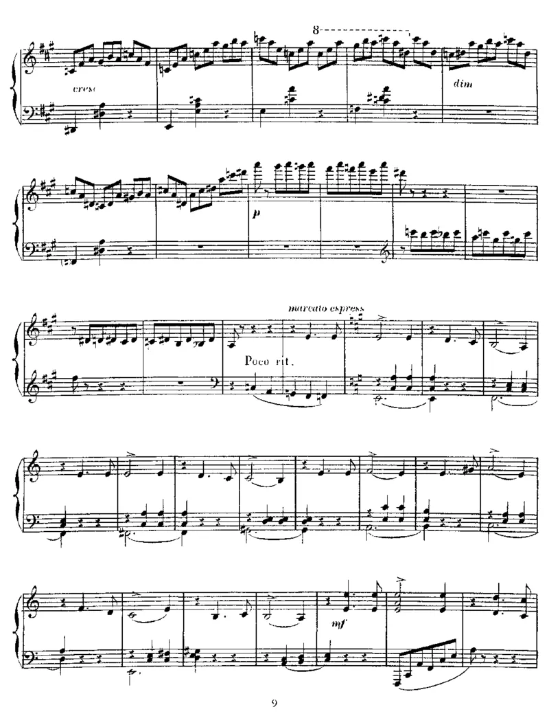 卡纳里奥圆舞曲ValseCanariote,Op88_一万首著名钢琴曲谱哈农贝多芬合集视频教学电子版高清无水印可打印_1古典钢琴知名音乐家谱_圣桑钢琴谱全集