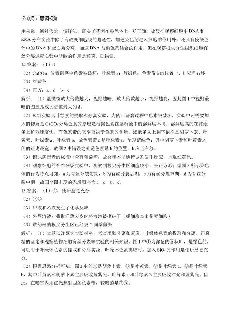 （26）实验与探究&mdash;&mdash;2025届高考生物二轮复习易错重难提升学案（含解析）_2024-2025高三（6-6月题库）_2025年02月试卷_02162025届高考生物二轮复习易错重难提升（含解析）