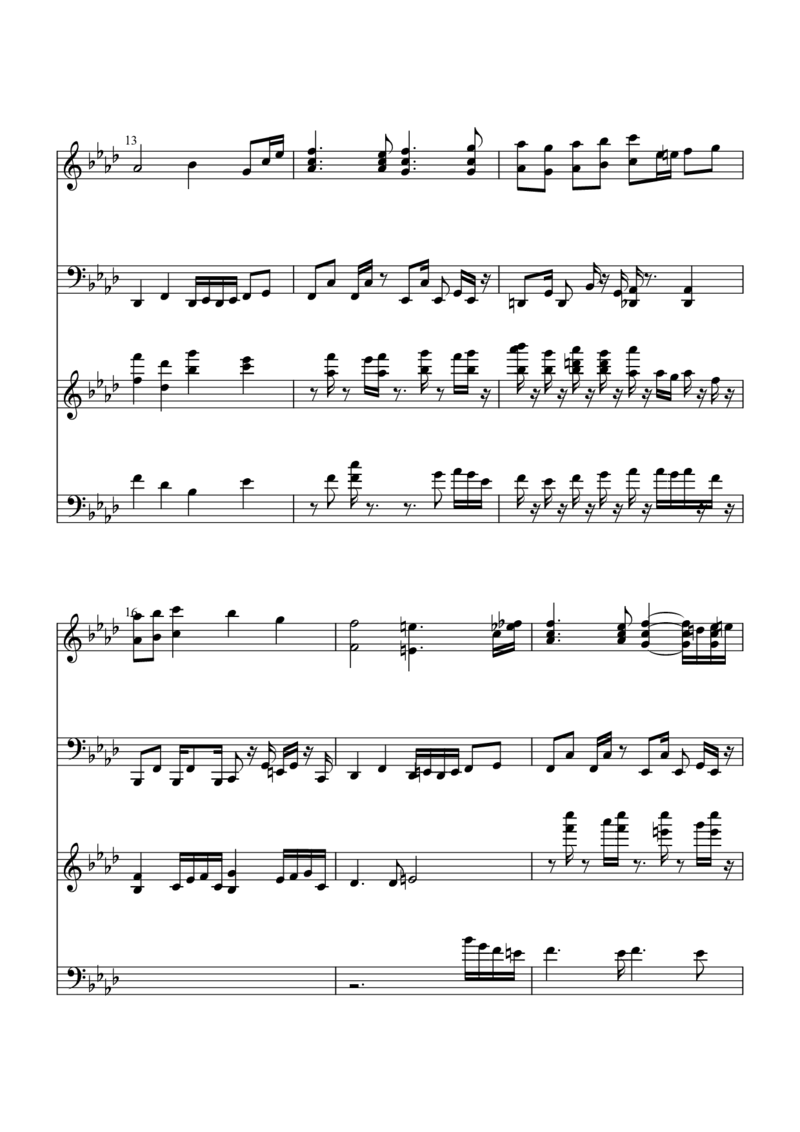 [焦げた幻想郷][hard][16]钢琴二重奏_一万首著名钢琴曲谱哈农贝多芬合集视频教学电子版高清无水印可打印_05动漫游戏钢琴谱合集_日系东方Project钢琴谱全集_东方project钢琴谱