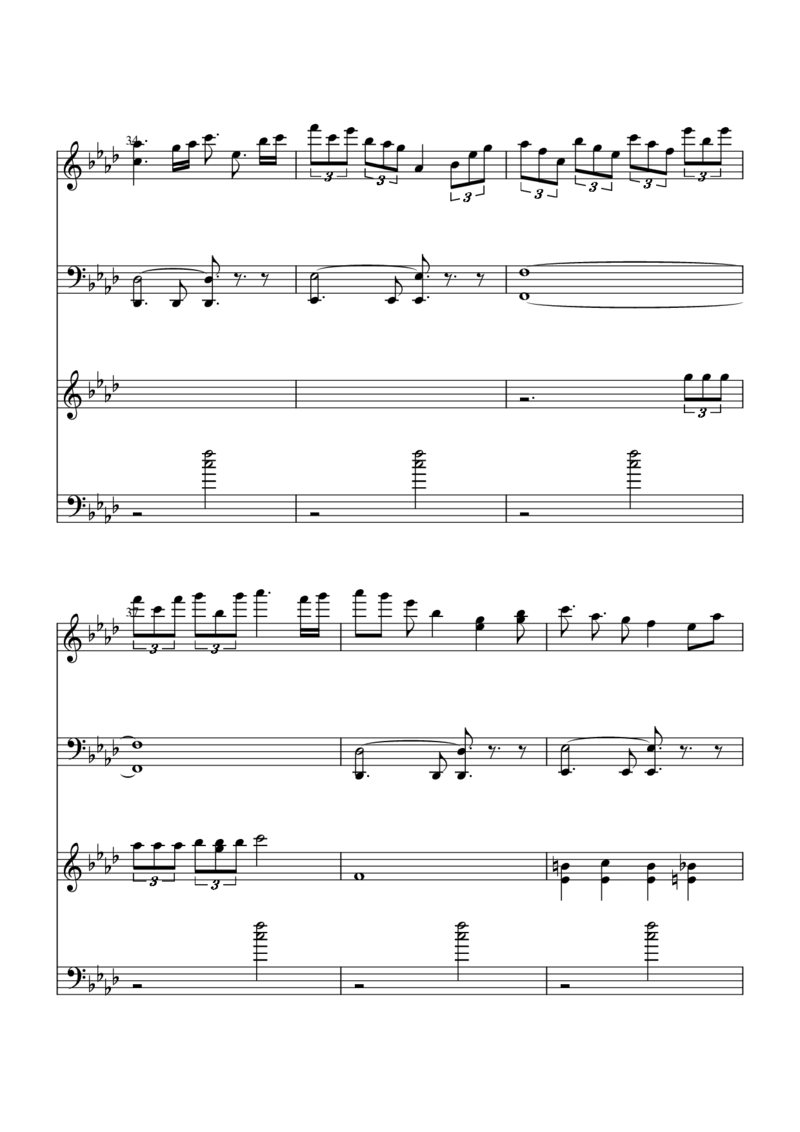 [焦げた幻想郷][hard][16]钢琴二重奏_一万首著名钢琴曲谱哈农贝多芬合集视频教学电子版高清无水印可打印_05动漫游戏钢琴谱合集_日系东方Project钢琴谱全集_东方project钢琴谱