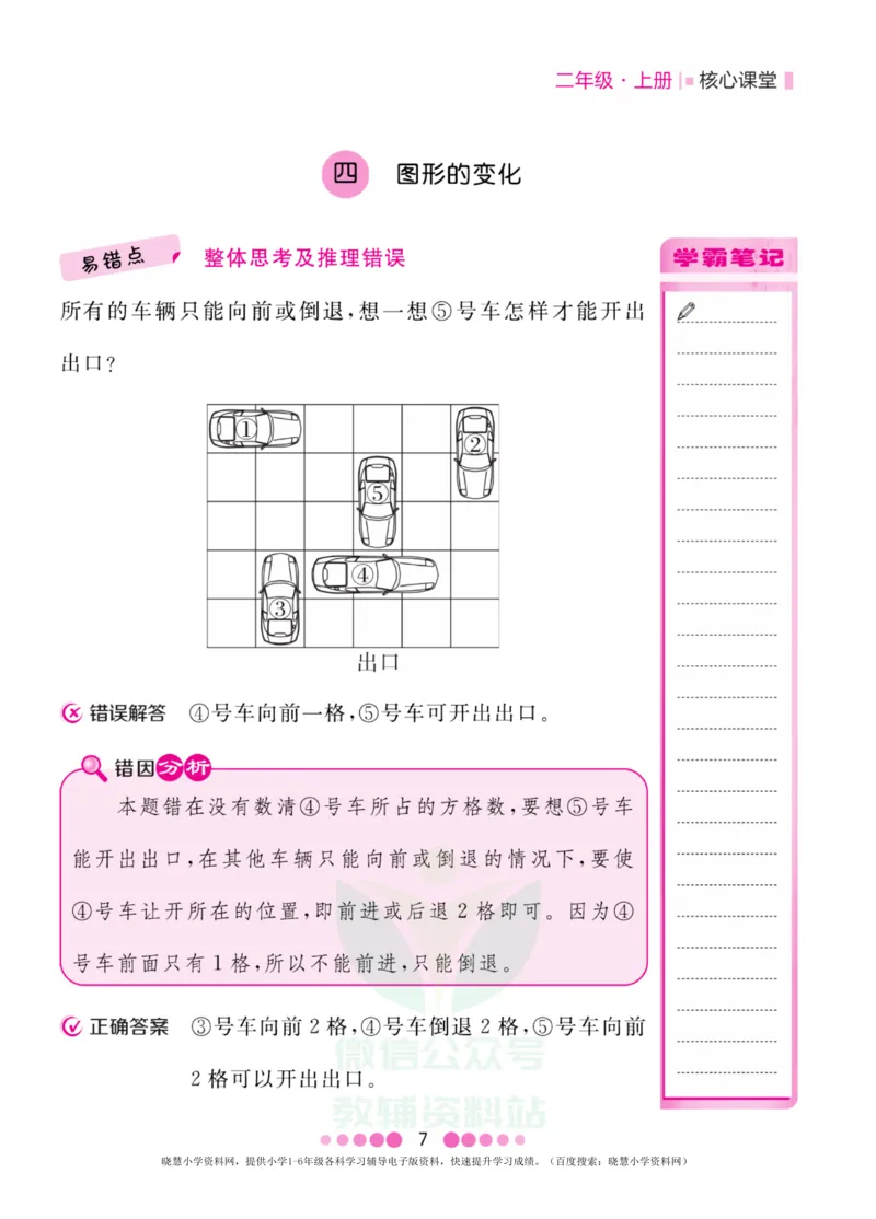 二年级上册数学北师版易错清单_小学1-6年级全部试卷_数学_二年级_3-7-3、小学二年级数学上册_3-7-3-1、复习、知识点、归纳汇总_北师大版