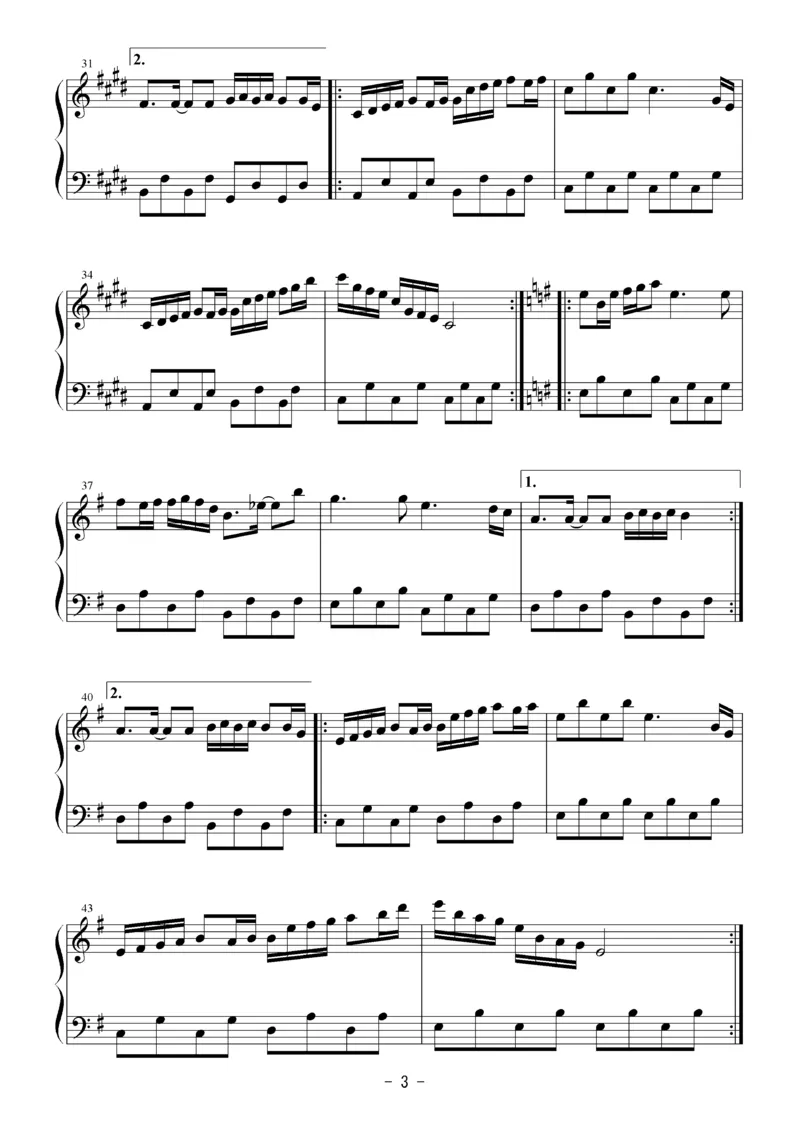 [Bosendorfer][normal][3]_一万首著名钢琴曲谱哈农贝多芬合集视频教学电子版高清无水印可打印_05动漫游戏钢琴谱合集_日系东方Project钢琴谱全集_东方project钢琴谱_05　運命のダークサイド