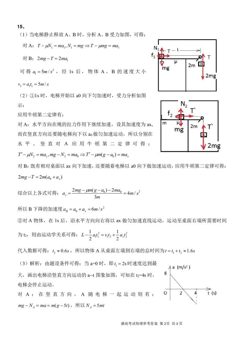 陕西省西安中学2024-2025学年高三上学期开学摸底考试物理+答案_2024-2025高三（6-6月题库）_2024年09月试卷_0905陕西省西安中学2024-2025学年高三上学期开学摸底考试