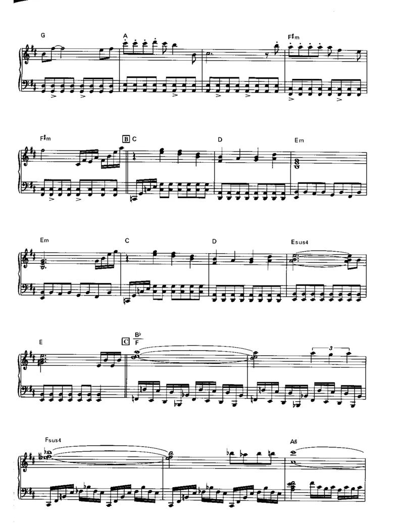 久石让谱集4_一万首著名钢琴曲谱哈农贝多芬合集视频教学电子版高清无水印可打印_02现代钢琴谱合集_久石让钢琴谱全集