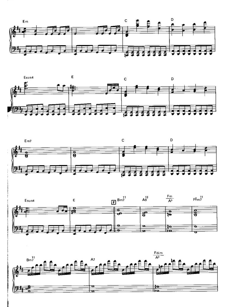 久石让谱集4_一万首著名钢琴曲谱哈农贝多芬合集视频教学电子版高清无水印可打印_02现代钢琴谱合集_久石让钢琴谱全集