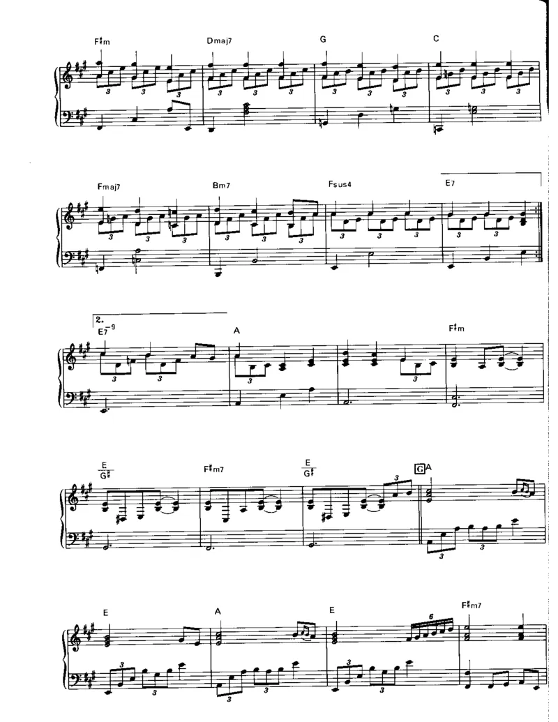 久石让谱集4_一万首著名钢琴曲谱哈农贝多芬合集视频教学电子版高清无水印可打印_02现代钢琴谱合集_久石让钢琴谱全集