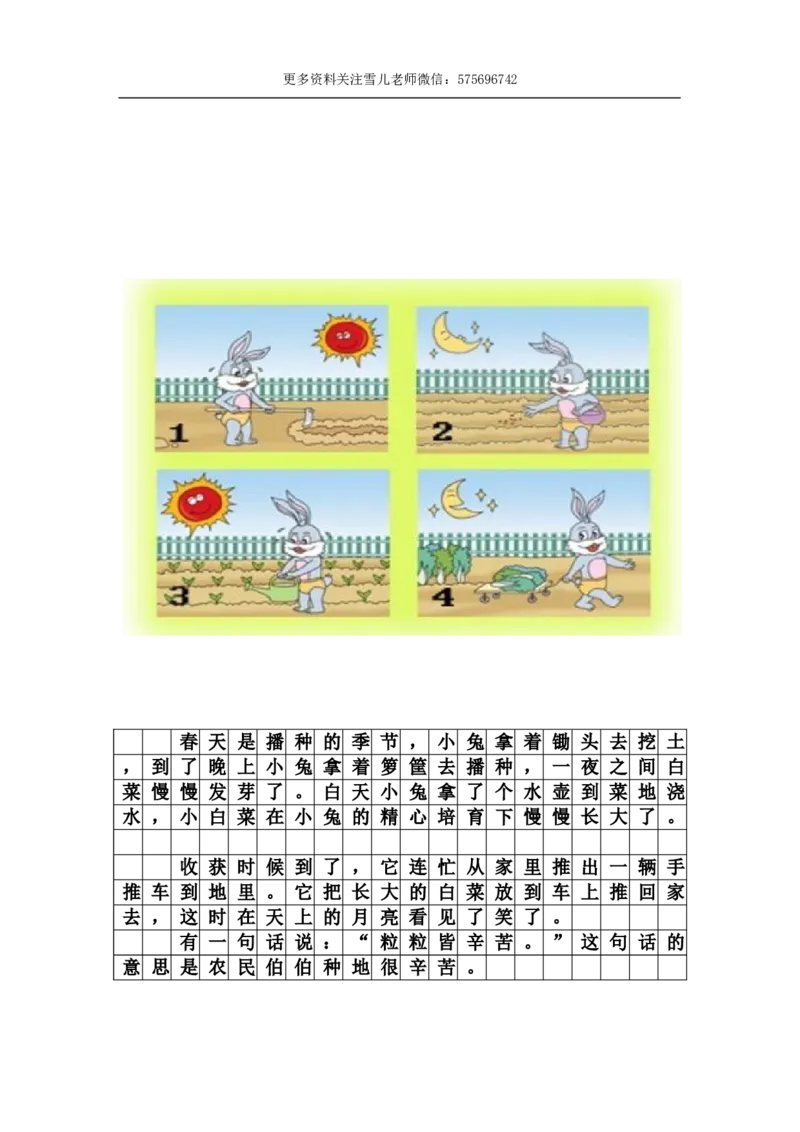 二年级上册上学期-二年级看图写话范文_小学1-6年级全部试卷_语文_二年级_3-7-1、小学二年级语文上册_3-7-1-2、练习题、作业、试题、试卷_通用