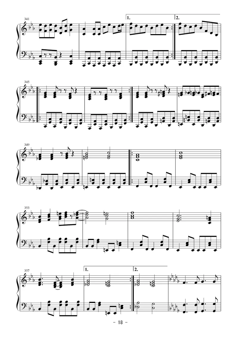 [Bosendorfer][normal][32]お祭り騒ぎな妖怪達(26首连弹)_一万首著名钢琴曲谱哈农贝多芬合集视频教学电子版高清无水印可打印_05动漫游戏钢琴谱合集_日系东方Project钢琴谱全集_官方CD及其他