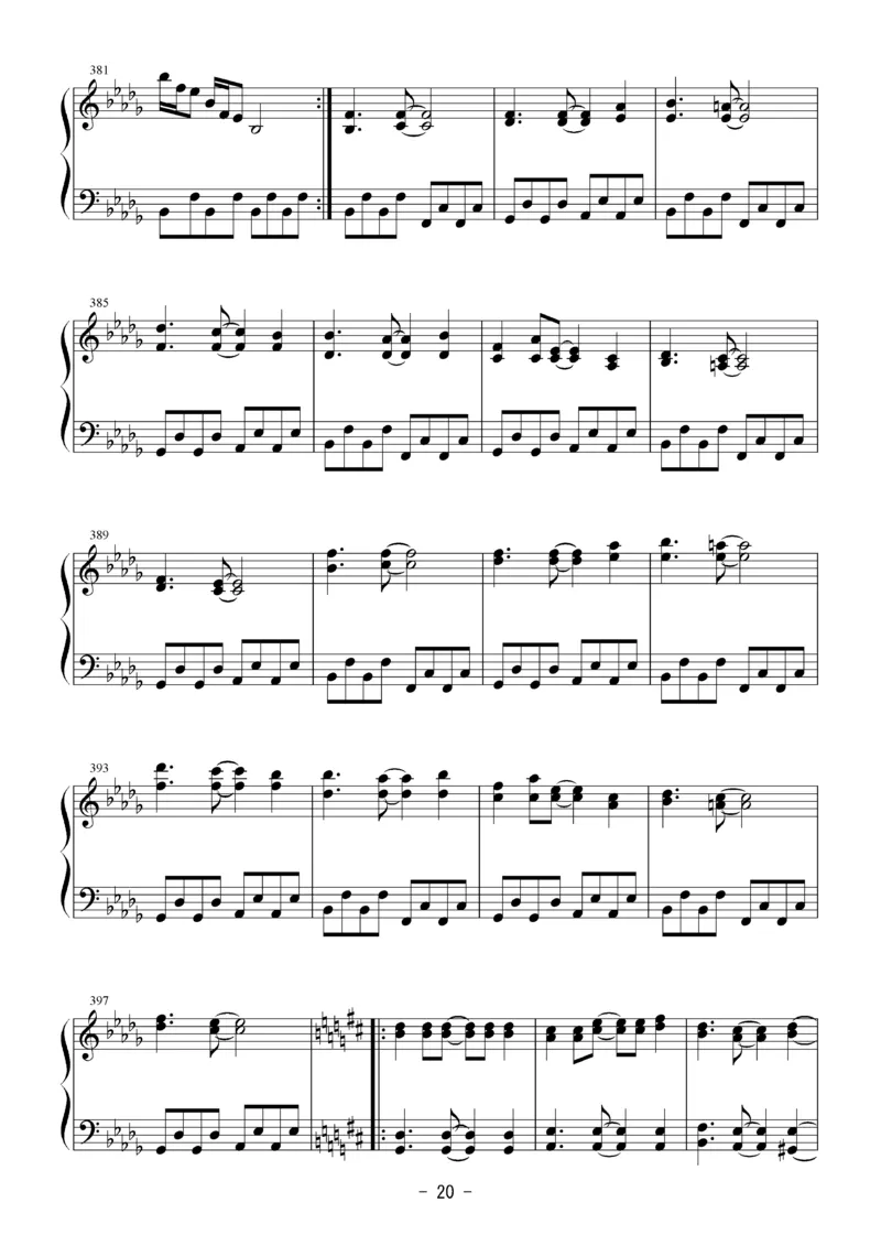 [Bosendorfer][normal][32]お祭り騒ぎな妖怪達(26首连弹)_一万首著名钢琴曲谱哈农贝多芬合集视频教学电子版高清无水印可打印_05动漫游戏钢琴谱合集_日系东方Project钢琴谱全集_官方CD及其他