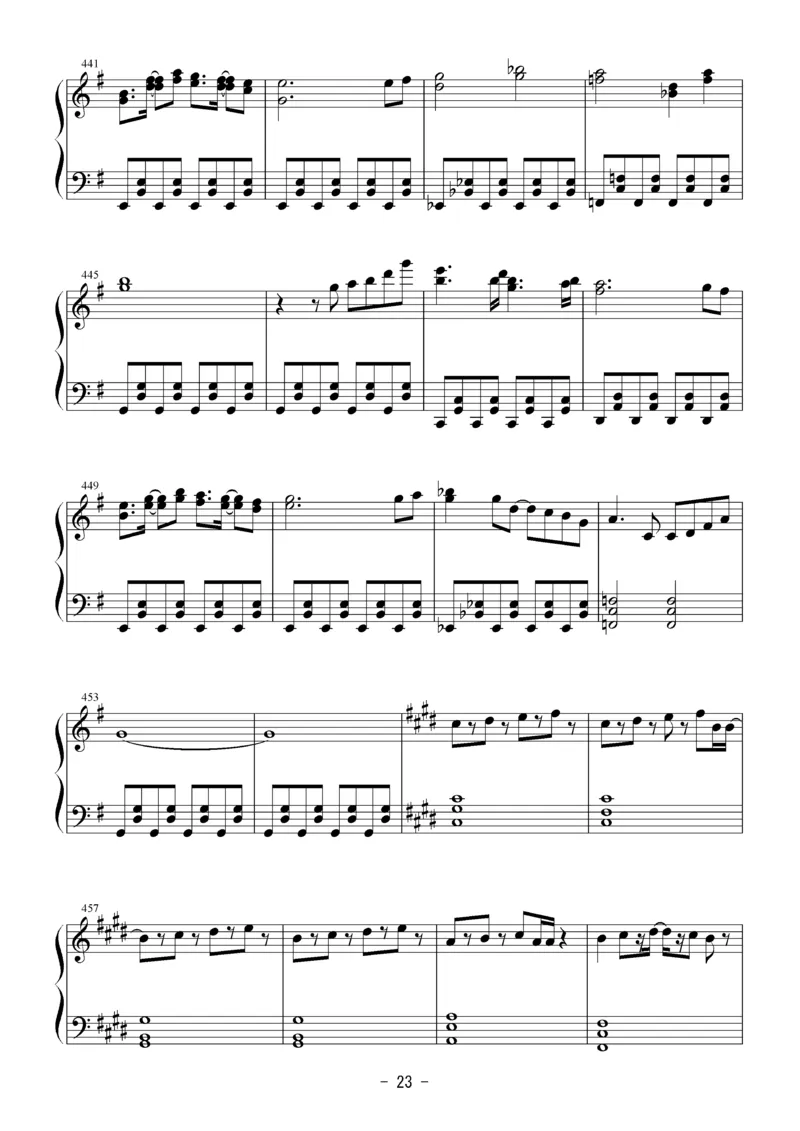 [Bosendorfer][normal][32]お祭り騒ぎな妖怪達(26首连弹)_一万首著名钢琴曲谱哈农贝多芬合集视频教学电子版高清无水印可打印_05动漫游戏钢琴谱合集_日系东方Project钢琴谱全集_官方CD及其他