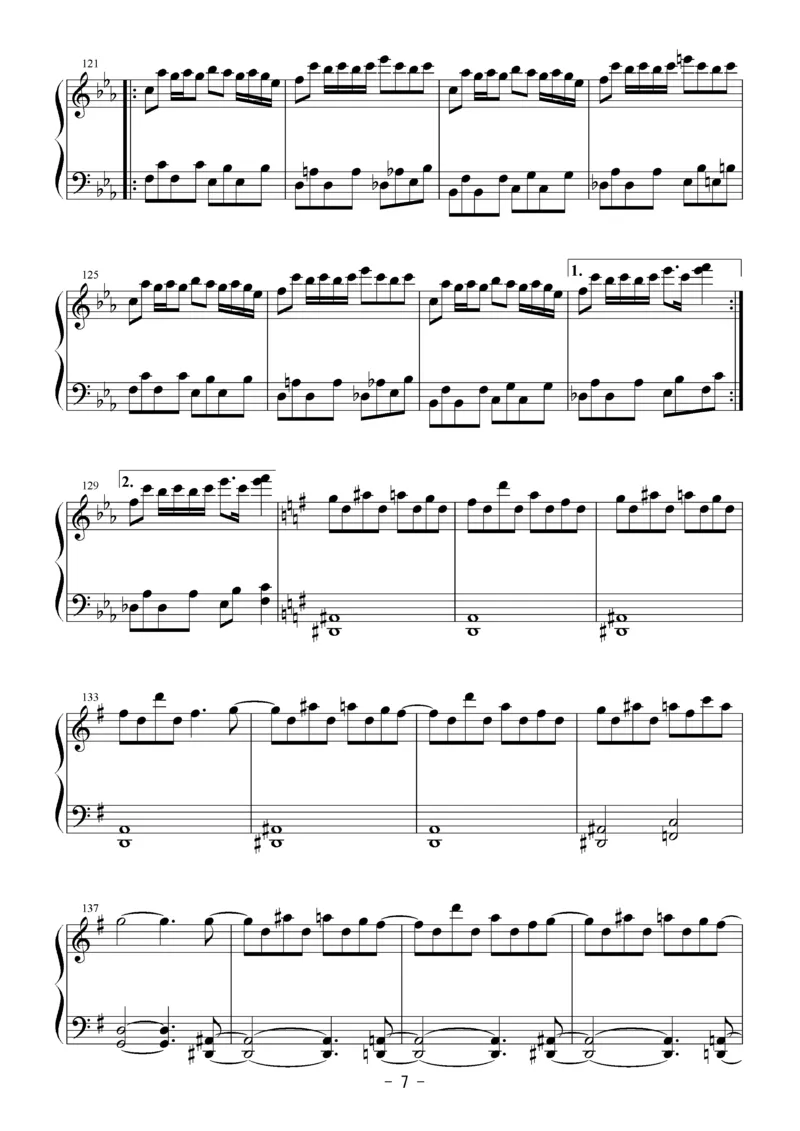 [Bosendorfer][normal][32]お祭り騒ぎな妖怪達(26首连弹)_一万首著名钢琴曲谱哈农贝多芬合集视频教学电子版高清无水印可打印_05动漫游戏钢琴谱合集_日系东方Project钢琴谱全集_官方CD及其他